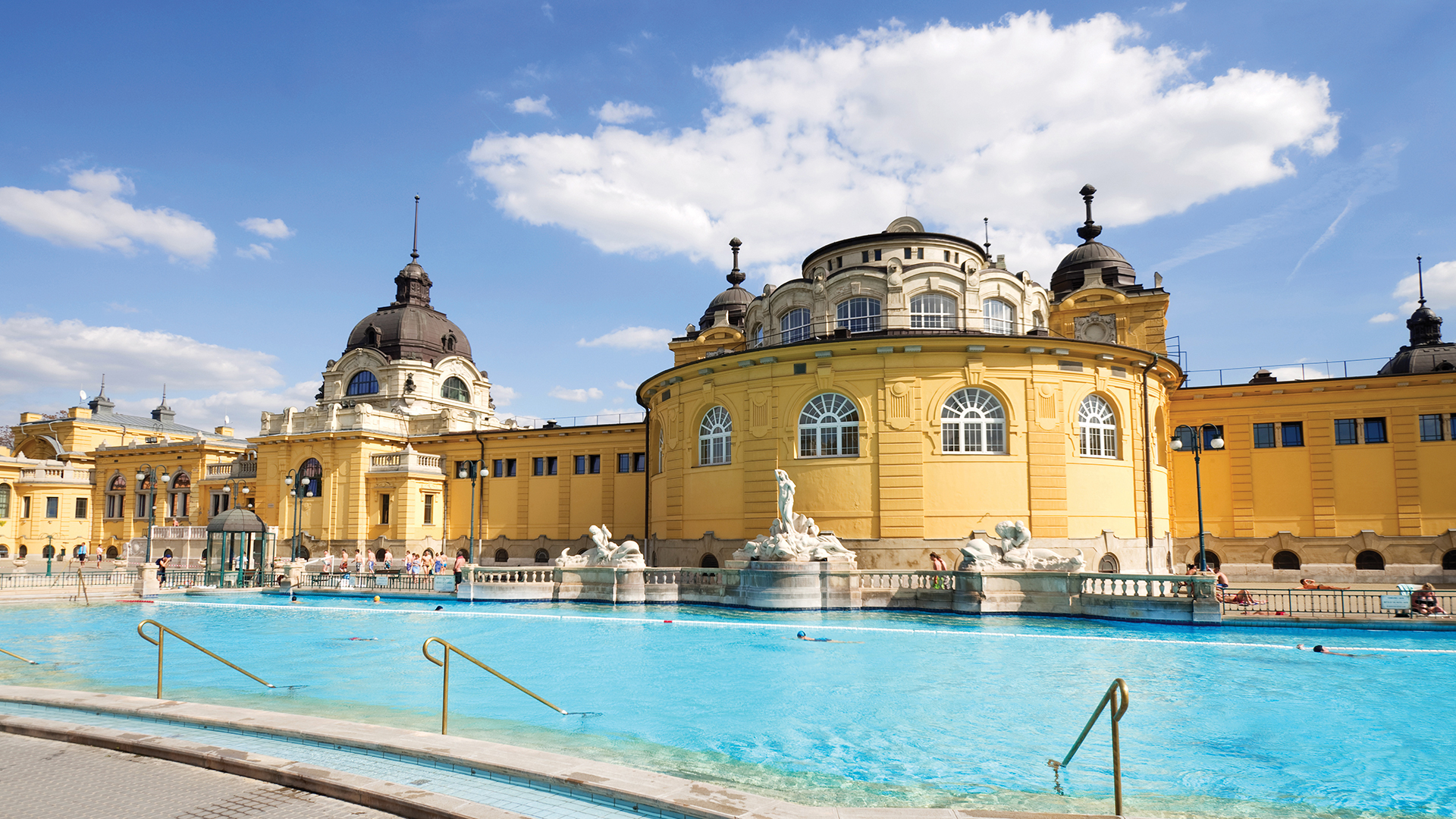 Hot spring spa pool